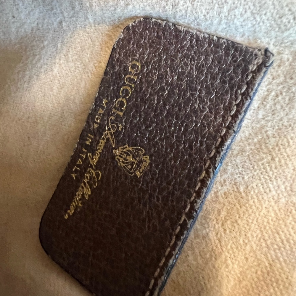Gucci Monogram Crossbody Bag with Green and Red Strap - Picture 5 of 7